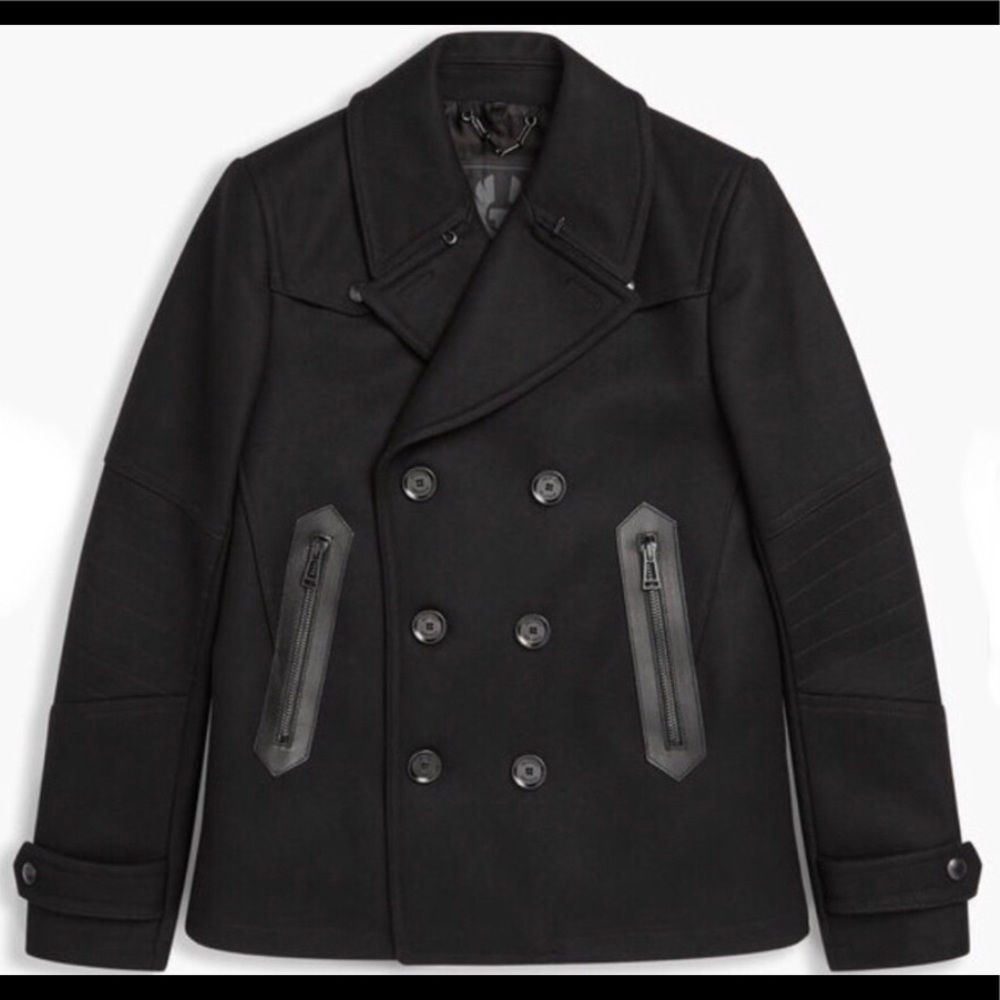New Belstaff Wool & Cashmere Stoddard Peacoat